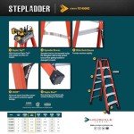 Louisville Ladder 8-Foot Fiberglass Step Ladder