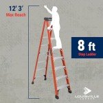 Louisville Ladder 8-Foot Fiberglass Step Ladder