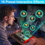 Podcast Microphone Bundle with Audio Mixer and Effects