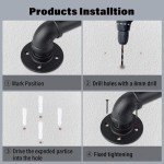 Adjustable Wall-Mounted Metal Ladder for Home Use