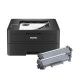 Brother HLL2460DWXL Laser Printer, Black and White