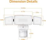 LEPOWER Outdoor LED Motion Security Light 38W