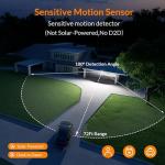 LEPOWER Outdoor LED Motion Security Light 38W