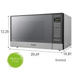 Panasonic 1.2 Cu. Ft. 1200W Stainless Steel Microwave