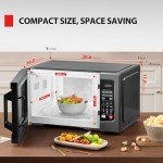 Toshiba 1.2 Cu. Ft. Black Stainless Steel Microwave