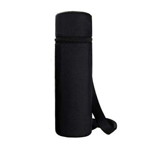 Aosbos Insulated Wine Bag Water Bottle Carrier Portable Wine Cooler Bag Padded Protection Tote Bag with Shoulder Strap for Travel Picnic Purse