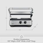 Breville BGR700BSS Sear and Press Grill, Brushed Stainless Steel