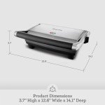 Breville Panini Duo BSG520XL Brushed Stainless Steel