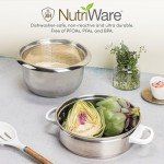 Aroma Housewares NutriWare 14-Cup (Cooked) Digital Rice Cooker and Food Steamer, White