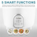 Aroma Housewares NutriWare 14-Cup (Cooked) Digital Rice Cooker and Food Steamer, White