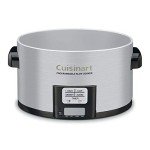 Cuisinart PSC-350 3-1/2-Quart Programmable Slow Cooker, Silver, 9-1/2 in H x 9.1 in W x 12.67 in L