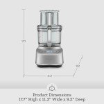 Breville BFP810 Sous Chef 16 Cup Food Processor, Large, Brushed Stainless Steel