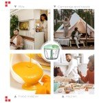 Ourokhome Manual Food Processor Vegetable Chopper, Portable Hand Pull String Garlic Mincer Onion Cutter for Veggies, Ginger, Fruits, Nuts, Herbs, etc., 650ml, Green