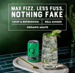 Q Mixers Premium Ginger Ale, Premium Cocktail Mixer Made with Real Ingredients, 7.5 Fl oz (Pack of 24)