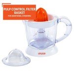 IMUSA 34oz Electric Citrus Juicer, White