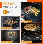 2 Pack Non-Stick Oven Liners - Heavy Duty