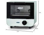 DASH Aqua Mini Toaster Oven for Versatile Cooking