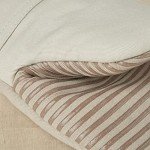 Two-Tone Non-Slip Oven Mitt Set, Milkshake/Beige