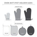 KitchenAid Two-Tone Non-Slip Mini Oven Mitts Set