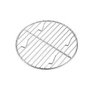 CAMPINGMOON Round Roasting Baking Steaming Cooling Rack Cooking Grid Grill Stainless Steel Fits for Dutch Oven (Diameter φ6.7inch, W17)