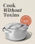 Caraway Stainless Steel Dutch Oven (6.5 Qt) & Steamer - 5-Ply Stainless Steel - Oven Safe & Stovetop Agnostic - Non Toxic, PTFE & PFOA Free