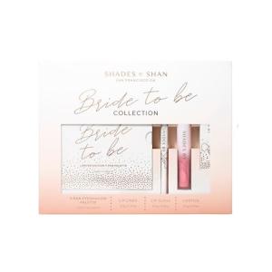 Shades by Shan – The Bride to Be Set - Natural Glam Bridal Makeup Kit | Long-Lasting, Flawless Look for Brides – Full Makeup Set with Eyeshadow, Lipliner & Lip Gloss