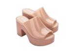 Chic Iridescent High-Heel Mule Sandals for Women