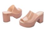 Chic Iridescent High-Heel Mule Sandals for Women