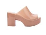Chic Iridescent High-Heel Mule Sandals for Women