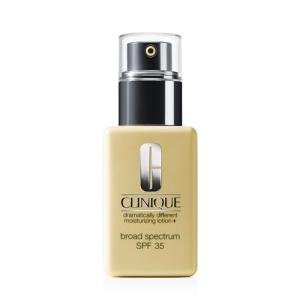 Clinique Dramatically Different Moisturizing Lotion+ SPF 35 For Dry to Dry Combination Skin Types | Hydrating + Sun Protection, 2.5 Fl Oz