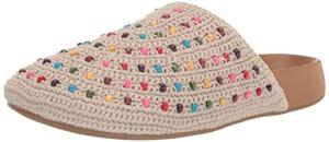The Sak Bolinas Clog Shoe - Women's Slip On Sandal for Indoor & Outdoor Use, Comfortable Mule Shoes, Ecru Multi Beads