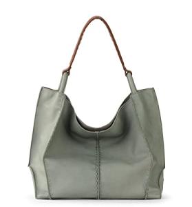 The Sak Los Feliz Large Tote Bag - Premium Leather Handbag With Stylish Design For Everyday, Travel, Beach Bag - Roomy, Durable, Lined Purse With Shoulder Bag Strap, Zipper Pocket