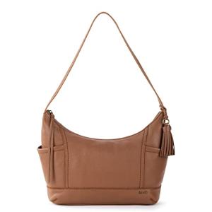 The Sak Tobacco Leather Hobo Bag, Kendra Handbag for Women - Spacious, Functional, Fashionable, Sustainably Made, Vegan Lining, One Size