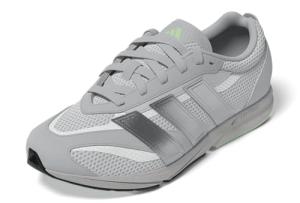 adidas Women's Lightblaze LP Sneaker, Grey/Silver Metallic/Semi Green Spark, 6.5