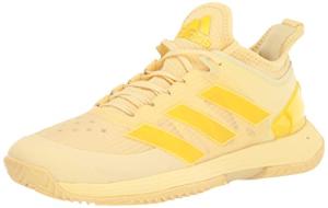 adidas Women's Adizero Ubersonic 4 Tennis Shoe, Almost Yellow/Impact Yellow/Almost Yellow, 8.5