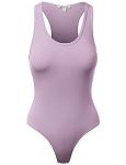 HATOPANTS Sleeveless Cotton Tank Bodysuit DUSTYLAV