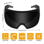Futuristic Oversized Wrap Around Sunglasses