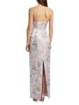 Light Pink Brocade Strapless Gown by Markarian