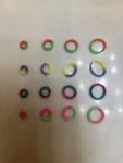 Colorful Rubber Bands for Braces and Hair - 100 Pack