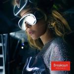 Futuristic Oversized Mirrored Shield Sunglasses