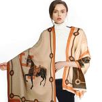 Silky Pashmina Shawl Wrap Scarf for Women