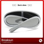 Futuristic Oversized Mirrored Shield Sunglasses