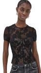 Black Lace Bustier Top by Self Portrait