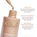 ICONIC LONDON Underglow Blurring Primer | Blurs Imperfections and Gives Skin a Radiant Glow, Cruelty-Free, Vegan Makeup Universal Shade, 0.91 Fl oz