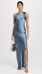 Runaway the Label Women's Gia Maxi Dress, Slate, Blue, L