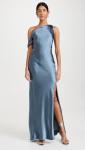 Runaway the Label Women's Gia Maxi Dress, Slate, Blue, L
