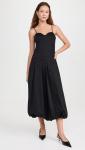 Line & Dot Women's Lacie Bubble Hem Dress, Black, S
