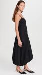 Line & Dot Women's Lacie Bubble Hem Dress, Black, S