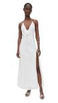 Bardot Women's Aradia Sequin Halter Dress, Orchid Wht, White, 4