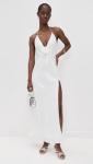 Bardot Women's Aradia Sequin Halter Dress, Orchid Wht, White, 4